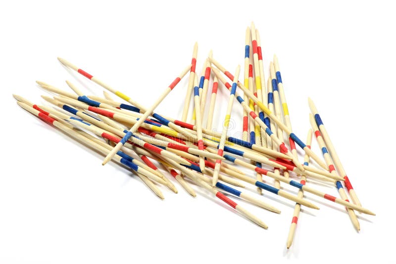 η επιλογή mikado κολλά επάνω στοκ εικόνα η επιλογή mikado κολλά επάνω στοκ εικόνα