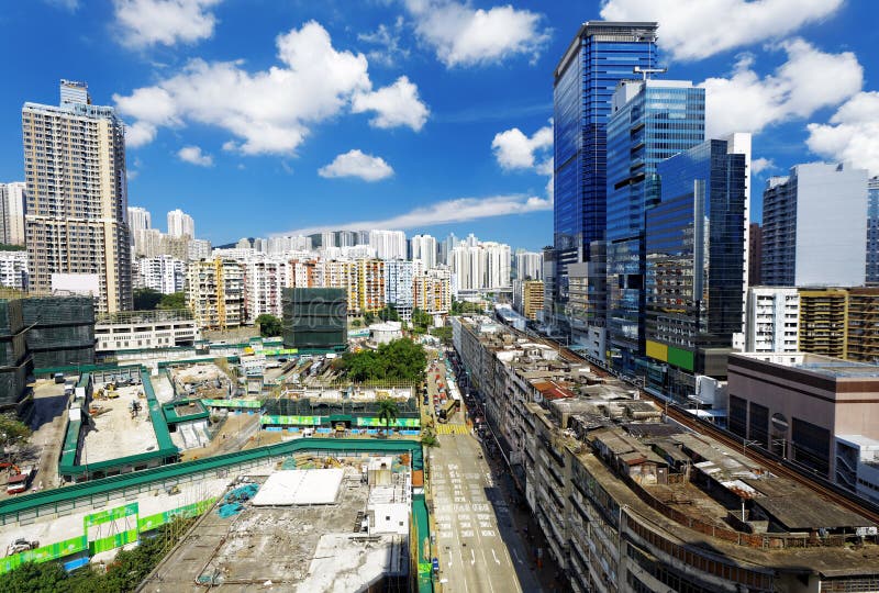 Η ημέρα Χονγκ Κονγκ, Kwun Tong αποσπά στοκ φωτογραφία με δικαίωμα ελεύθερης χρήσης