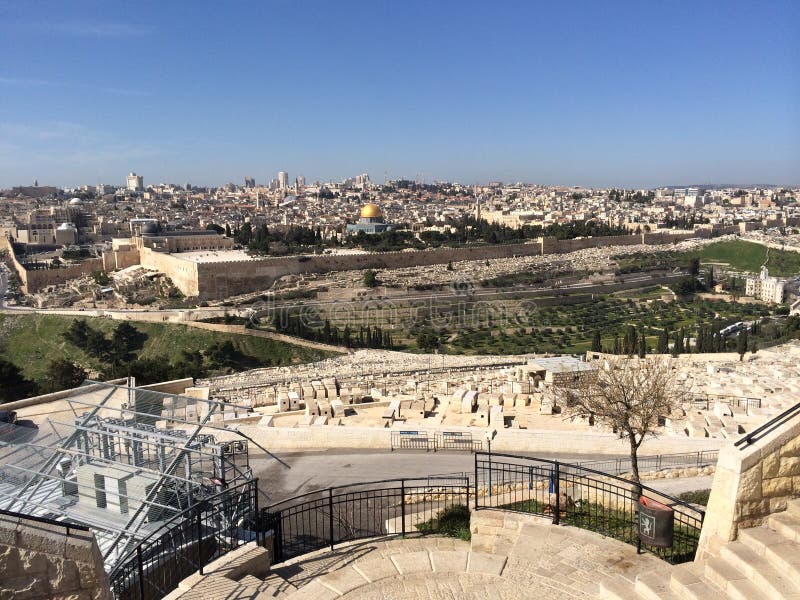 Jerusalem from Mount of Olives. Jerusalem from Mount of Olives