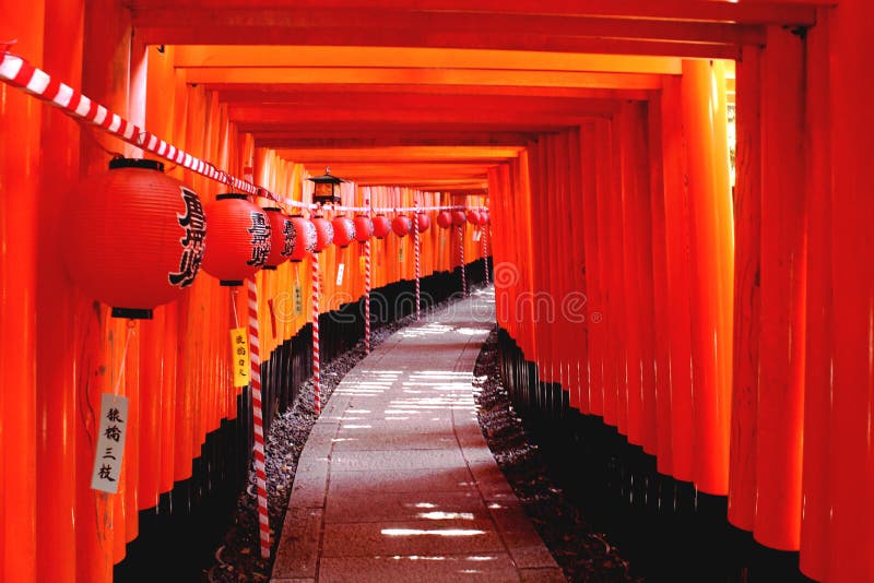 The famous Fushimari Inari Shrine in southern Kyoto on a early morning before the tourist rush. The famous Fushimari Inari Shrine in southern Kyoto on a early morning before the tourist rush.