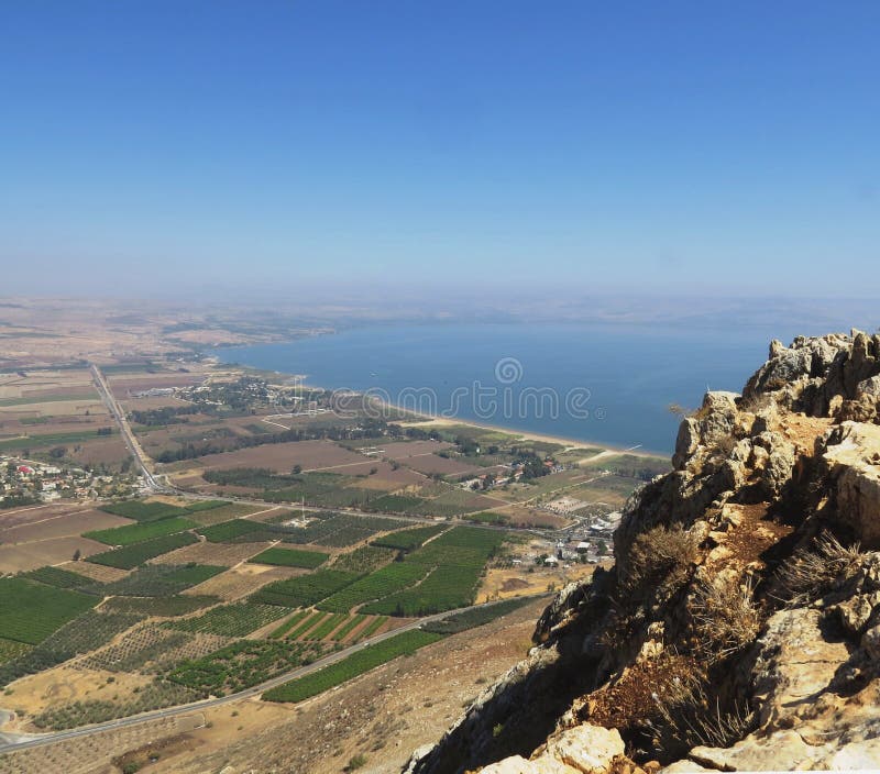 Η λίμνη Galilee Kineret στοκ φωτογραφία Η λίμνη Galilee Kineret στοκ φωτογραφία
