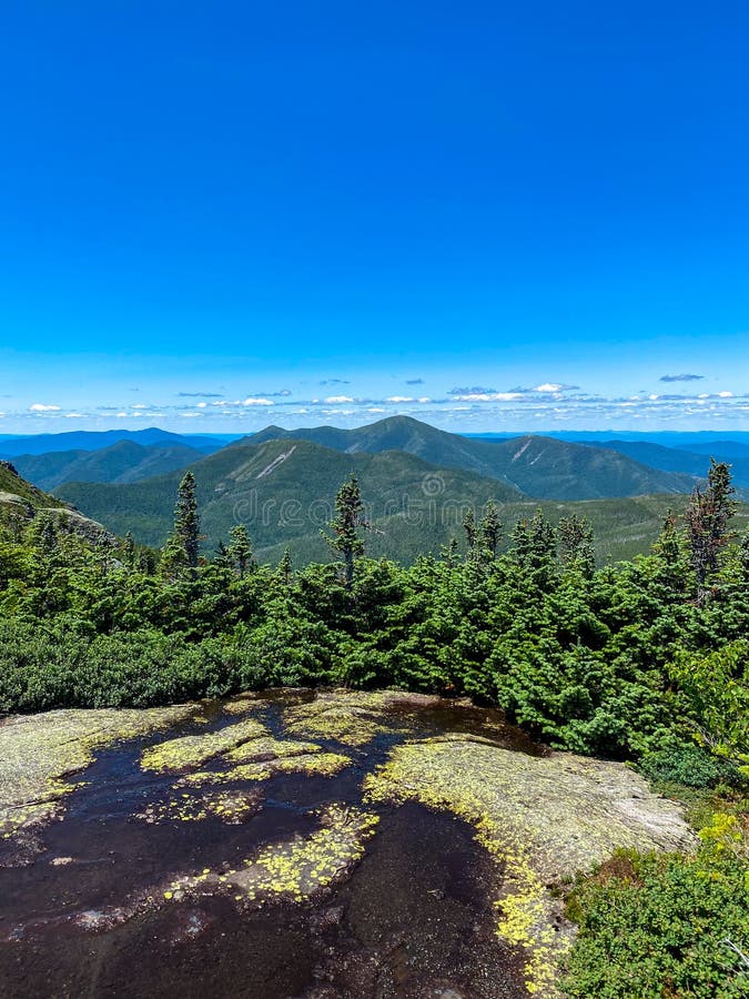 The view from the rocky summit of Mt Marcy New Yorkâ€™s highest peak. The view from the rocky summit of Mt Marcy New Yorkâ€™s highest peak