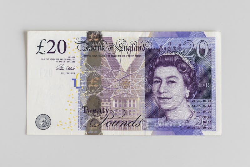 bank of England Â£20 note bears the image of Queen Elizabeth II on the obverse. bank of England Â£20 note bears the image of Queen Elizabeth II on the obverse