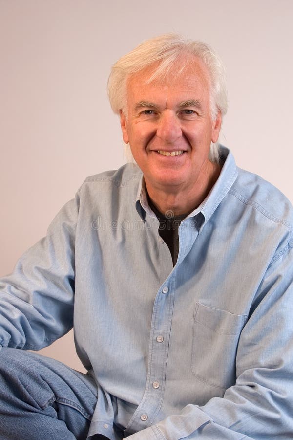 Portrait of Middle-aged Man Smiling. Portrait of Middle-aged Man Smiling