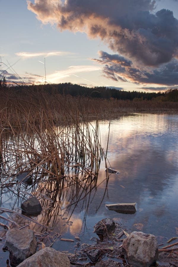 Sunset by Hauser Lake in northern Idaho. Sunset by Hauser Lake in northern Idaho.