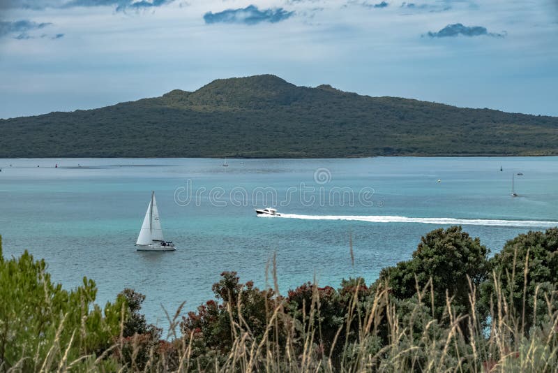 Ηφαίστειο Ώκλαντ, Νέα Ζηλανδία Rangitoto. Ηφαίστειο Rangitoto, Ώκλαντ, Νέα Ζηλανδία Άποψη από Devonport