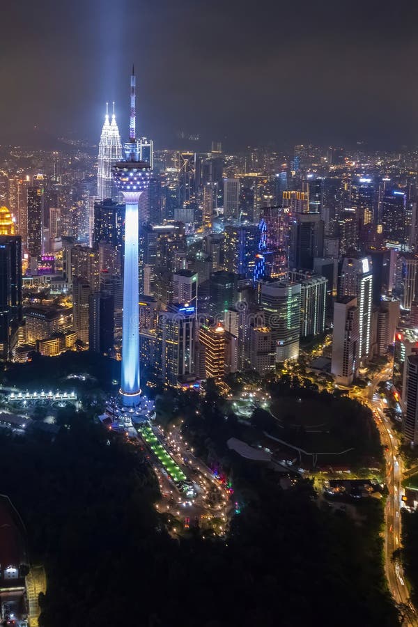 θέα την όμορφη πόλη kuala lumpur στοκ εικόνες με δικαίωμα ελεύθερης χρήσης
