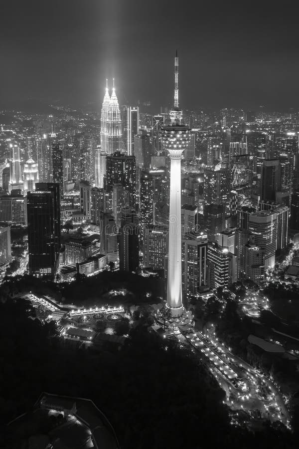 θέα την όμορφη πόλη kuala lumpur στοκ φωτογραφία με δικαίωμα ελεύθερης χρήσης