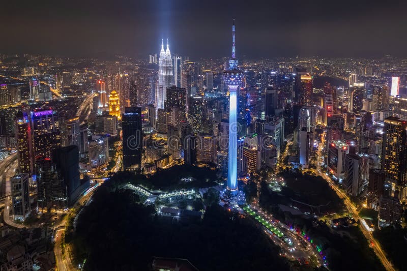 θέα την όμορφη πόλη kuala lumpur στοκ εικόνα με δικαίωμα ελεύθερης χρήσης
