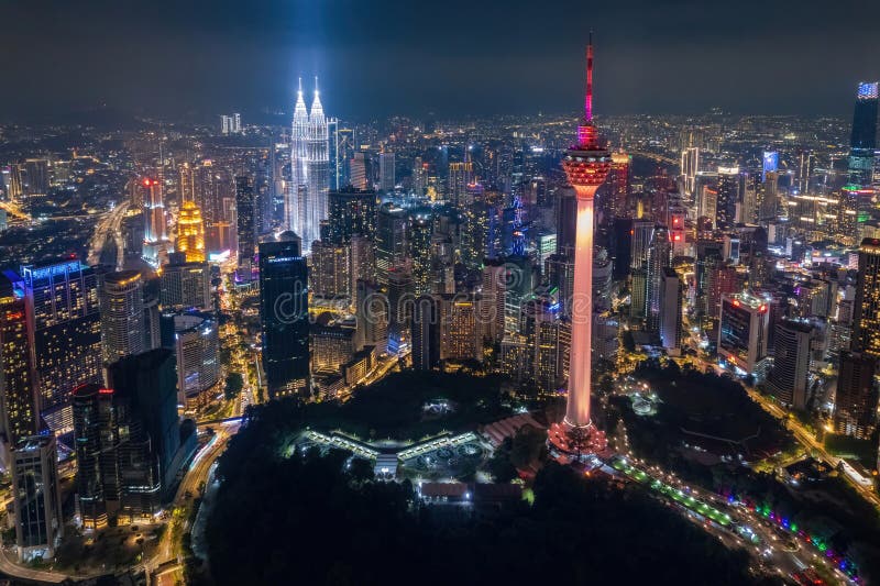 θέα την όμορφη πόλη kuala lumpur στοκ φωτογραφίες με δικαίωμα ελεύθερης χρήσης