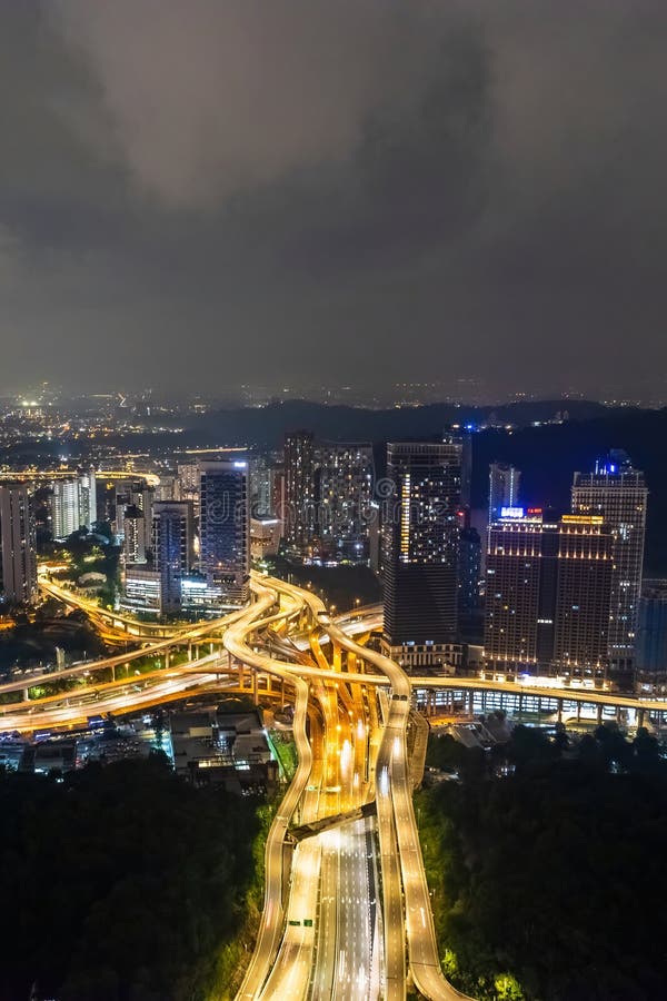 θέα την όμορφη πόλη kuala lumpur στοκ εικόνα με δικαίωμα ελεύθερης χρήσης