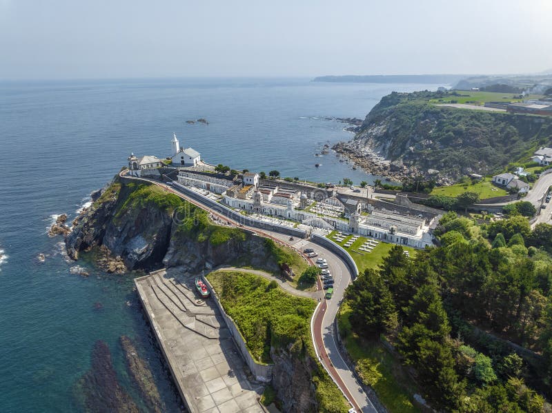 θαλάσσια πόλη της luarca cantabria στις αστούριες στοκ φωτογραφία με δικαίωμα ελεύθερης χρήσης