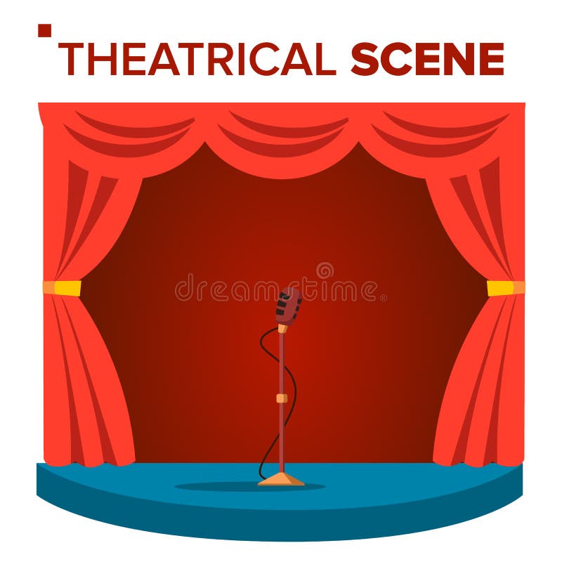 Θεατρικό διάνυσμα σκηνής Performane Σκηνική εξέδρα κόκκινο βελούδο κουρτ&io Το γεγονός παρουσιάζει Απομονωμένη επίπεδη απεικόνιση απεικόνιση αποθεμάτων Θεατρικό διάνυσμα σκηνής Performane Σκηνική εξέδρα κόκκινο βελούδο κουρτ&io Το γεγονός παρουσιάζει Απομονωμένη επίπεδη απεικόνιση απεικόνιση αποθεμάτων