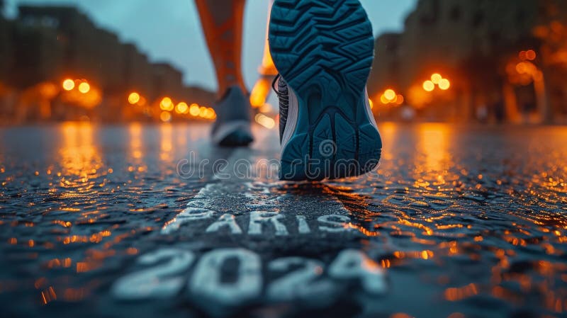 θερινό ολυμπιακό παιχνίδι παρίσι 2024. στοκ εικόνα