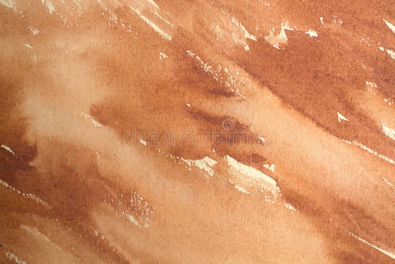 Θερμό καφετί υπόβαθρο watercolor στοκ φωτογραφία Θερμό καφετί υπόβαθρο watercolor στοκ φωτογραφία