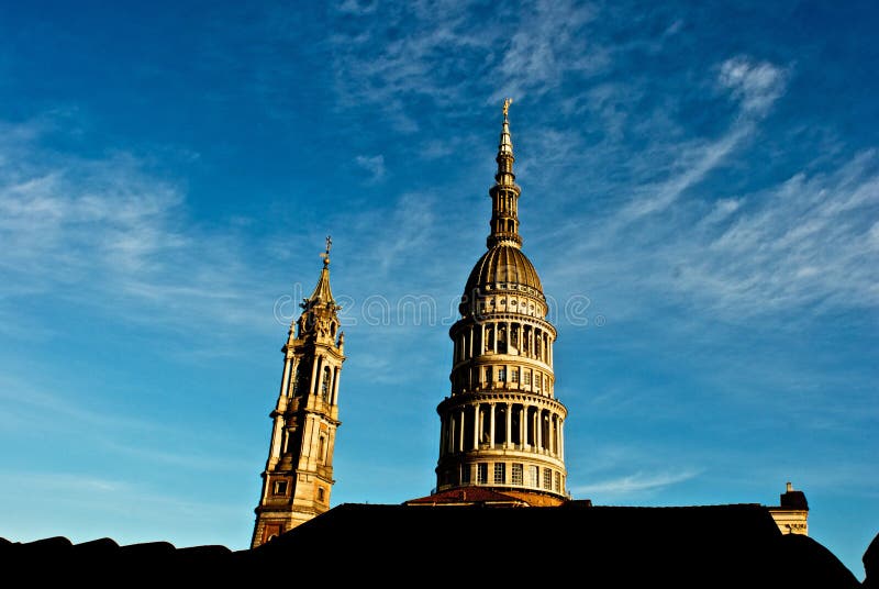 Θόλος της Νοβάρα στο ηλιοβασίλεμα στοκ φωτογραφία