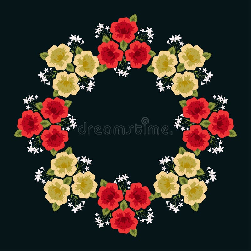 διακοσμητικό floral πλαίσιο διανυσματική απεικόνιση διακοσμητικό floral πλαίσιο διανυσματική απεικόνιση