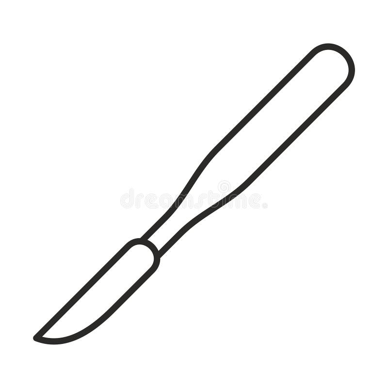 Ιατρικό εικονίδιο χειρουργικών νυστεριών διανυσματική απεικόνιση