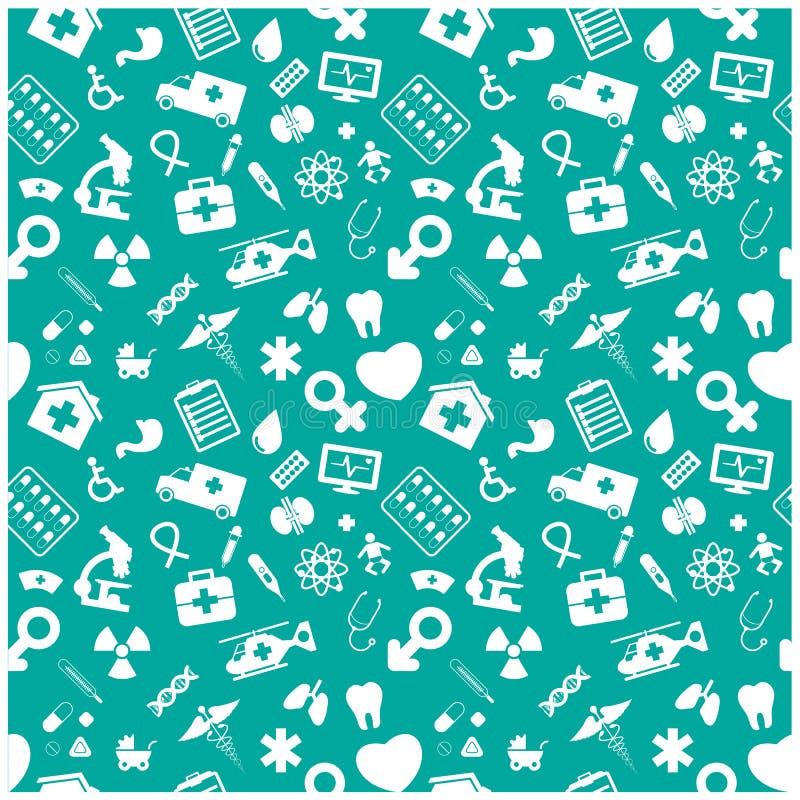 ιατρικό και υγειονομικό υπόβαθρο, μοτίβο ελεύθερη απεικόνιση δικαιώματος