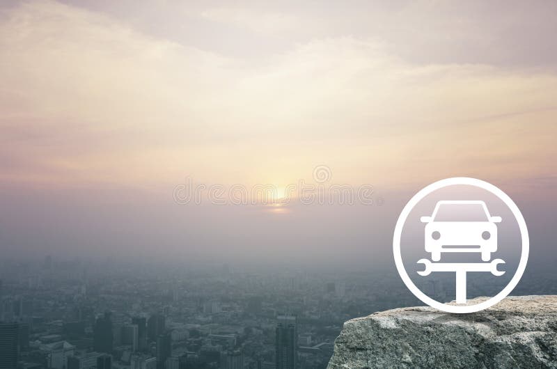 ιδέα επισκευής αυτοκινήτων στοκ εικόνες με δικαίωμα ελεύθερης χρήσης