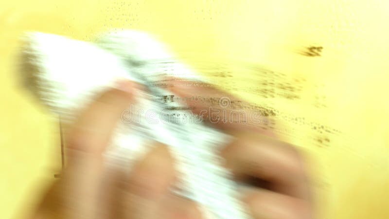 ιδέα πεποιθήσεων ονείρου. κλείσιμο καθρεπτισμού καθρέπτη διαγραφή ονειρικής λέξης απόθεμα βίντεο