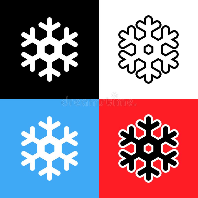 Ιδανικές snowflake διανυσματικές παραλλαγές εικονιδίων στα διαφορετικά υπόβαθρα ελεύθερη απεικόνιση δικαιώματος Ιδανικές snowflake διανυσματικές παραλλαγές εικονιδίων στα διαφορετικά υπόβαθρα ελεύθερη απεικόνιση δικαιώματος