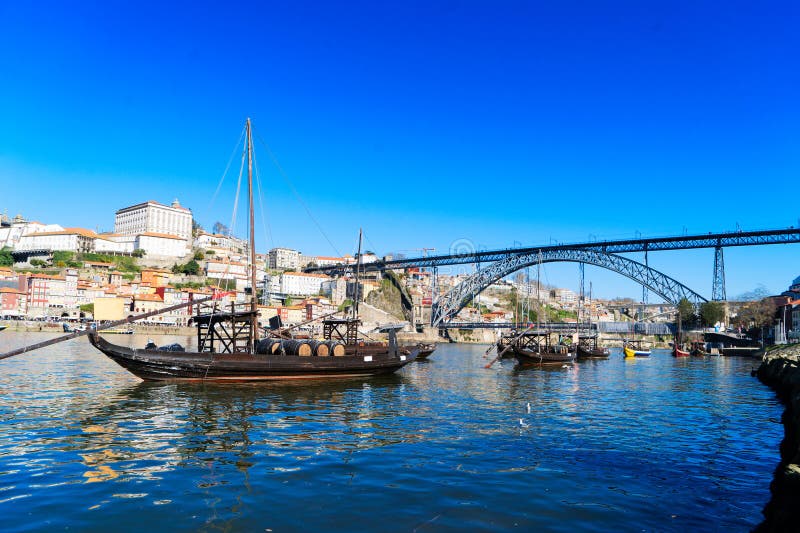 ιστορική πόλη πόρτο στοκ εικόνες
