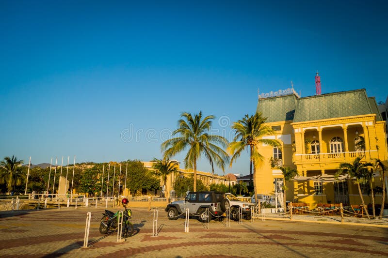 Ιστορικό κέντρο σε Santa Marta, καραϊβική πόλη