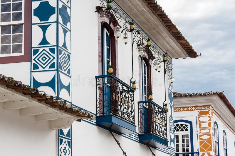 Ιστορικό κτήριο Paraty στοκ εικόνες Ιστορικό κτήριο Paraty στοκ εικόνες