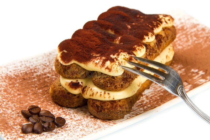 Ιταλικό Tiramisu στοκ φωτογραφία με δικαίωμα ελεύθερης χρήσης