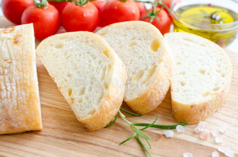 Ιταλικό ψωμί ciabatta στοκ φωτογραφία Ιταλικό ψωμί ciabatta στοκ φωτογραφία