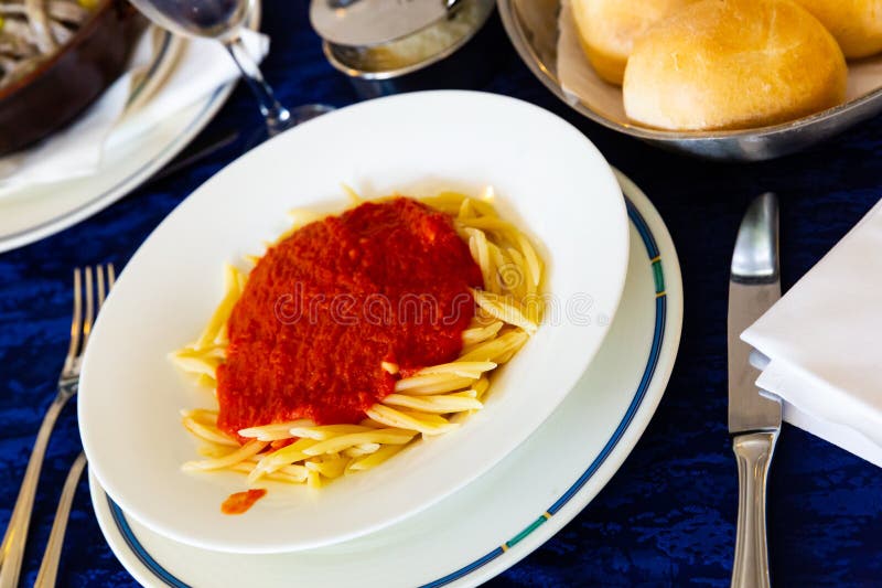 ιταλικό τρόφιο αλ πομανόρο. στοκ φωτογραφία με δικαίωμα ελεύθερης χρήσης