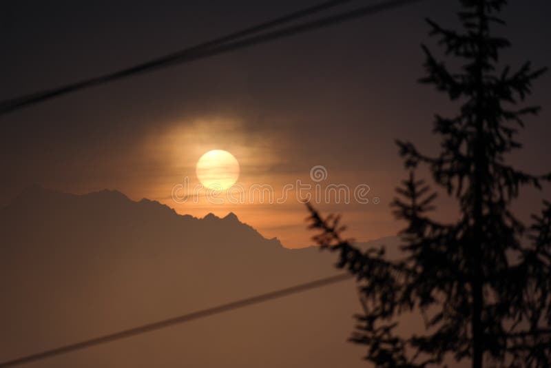 Κάθοδος Rigi λυκόφατος στοκ εικόνες με δικαίωμα ελεύθερης χρήσης Κάθοδος Rigi λυκόφατος στοκ εικόνες με δικαίωμα ελεύθερης χρήσης