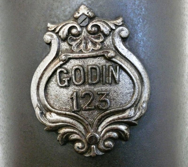 Κάλυψη των όπλων Jean-Baptiste André Godin στοκ φωτογραφία Κάλυψη των όπλων Jean-Baptiste André Godin στοκ φωτογραφία
