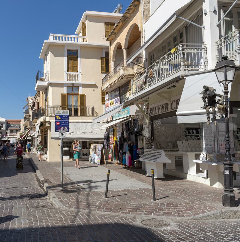 Κέντρο πόλης Ρεθύμνου, Κρήτη, Ρήνη στοκ εικόνες Κέντρο πόλης Ρεθύμνου, Κρήτη, Ρήνη στοκ εικόνες