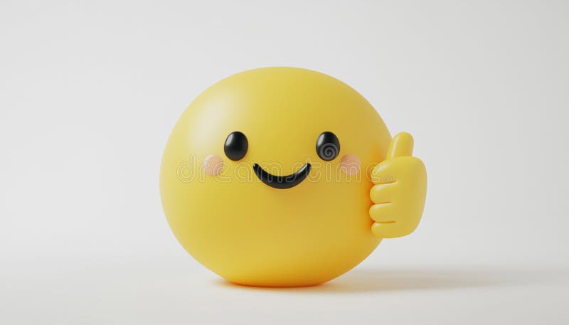Κίτρινο Emoji Σε Λευκό Φόντο στοκ εικόνες με δικαίωμα ελεύθερης χρήσης