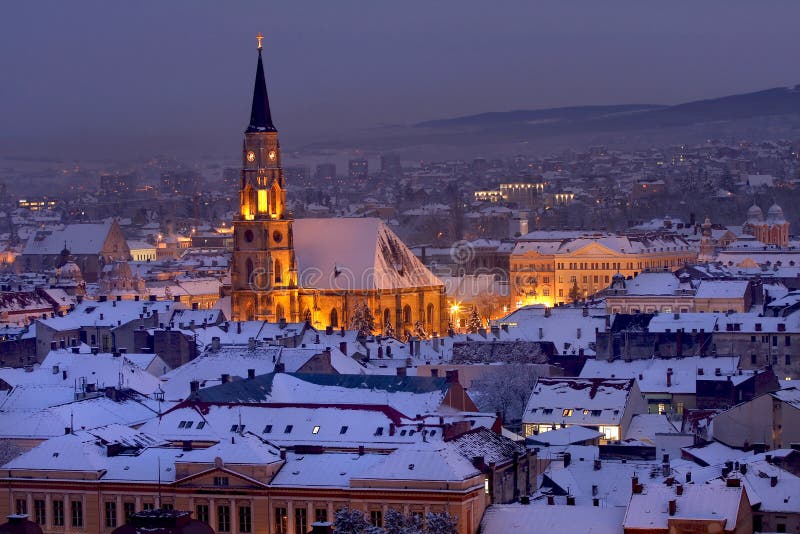 Καθεδρικός ναός του ST Michael σε Cluj-Napoca στοκ φωτογραφίες με δικαίωμα ελεύθερης χρήσης Καθεδρικός ναός του ST Michael σε Cluj-Napoca στοκ φωτογραφίες με δικαίωμα ελεύθερης χρήσης