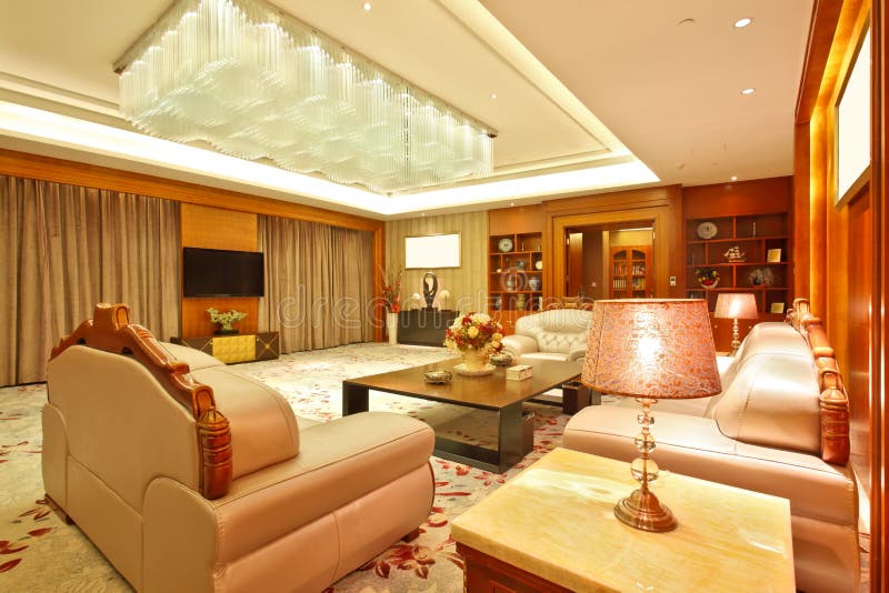 The living room of presidential suite in a five-star hotel. The living room is a space for residents to meet, entertain, gather, and other activities. In the decoration of a family, the living room often occupies a very important position. On the one hand, attention should be paid to meeting the various needs of the theme of receiving guests, and on the other hand, style tools should be used to create convenience for guests as much as possible On the other hand, the living room, as an important place for family diplomacy, is more often used to showcase a family's demeanor and public image. Therefore, being neat and dignified, grand and generous is its main style pursuit. The living room of presidential suite in a five-star hotel. The living room is a space for residents to meet, entertain, gather, and other activities. In the decoration of a family, the living room often occupies a very important position. On the one hand, attention should be paid to meeting the various needs of the theme of receiving guests, and on the other hand, style tools should be used to create convenience for guests as much as possible On the other hand, the living room, as an important place for family diplomacy, is more often used to showcase a family's demeanor and public image. Therefore, being neat and dignified, grand and generous is its main style pursuit.