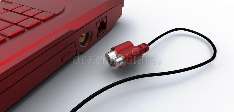 καλώδιο ακρών ύφους lap-top s κα&r διανυσματική απεικόνιση καλώδιο ακρών ύφους lap-top s κα&r διανυσματική απεικόνιση