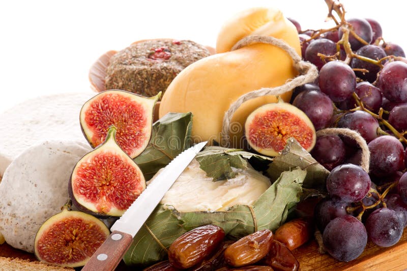 καρποί τυριών cheeseboard στοκ εικόνες καρποί τυριών cheeseboard στοκ εικόνες