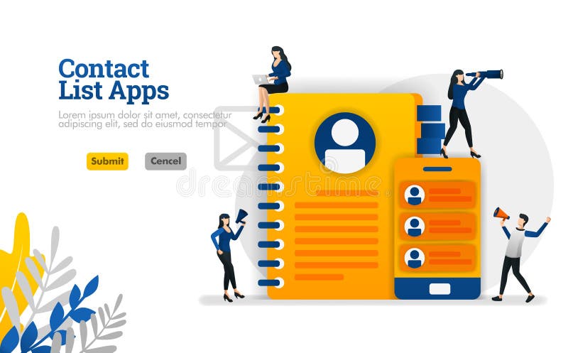 Κατάλογος επαφών apps για κινητό και τις υπενθυμίσεις εξοπλισμένες με τα βιβλία και smartphones τη διανυσματική απεικόνιση η έννο απεικόνιση αποθεμάτων Κατάλογος επαφών apps για κινητό και τις υπενθυμίσεις εξοπλισμένες με τα βιβλία και smartphones τη διανυσματική απεικόνιση η έννο απεικόνιση αποθεμάτων