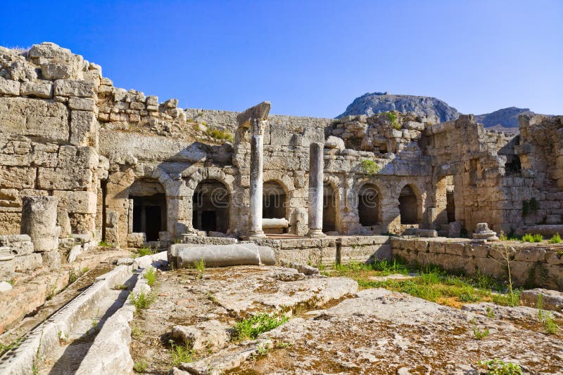 Καταστροφές σε Corinth, Ελλάδα
