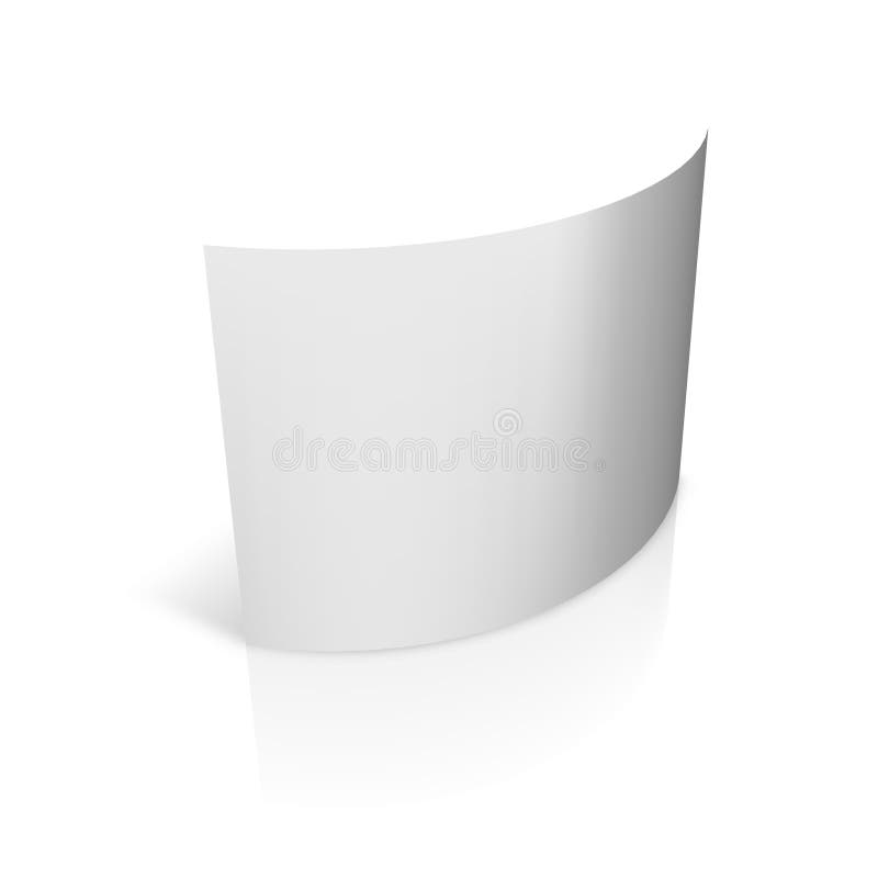 Poster paper for your text on a white background. Poster paper for your text on a white background
