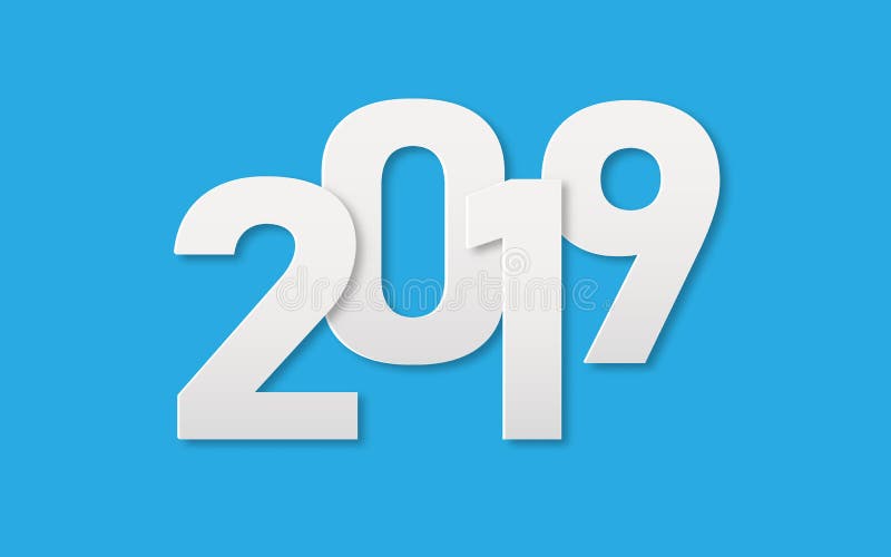 2019 κείμενο τέχνης της Λευκής Βίβλου για το νέο υπόβαθρο εμβλημάτων έτους Περικοπή εγγράφου και έννοια έργου τέχνης Χαρούμενα Χρ διανυσματική απεικόνιση 2019 κείμενο τέχνης της Λευκής Βίβλου για το νέο υπόβαθρο εμβλημάτων έτους Περικοπή εγγράφου και έννοια έργου τέχνης Χαρούμενα Χρ διανυσματική απεικόνιση