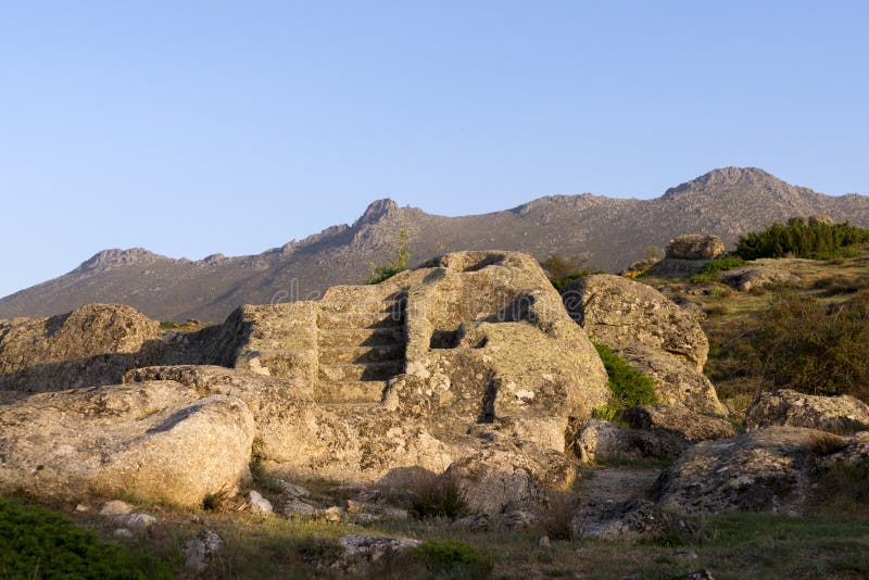 Κελτικό Castro Ulaca avila Ισπανία στοκ εικόνες με δικαίωμα ελεύθερης χρήσης Κελτικό Castro Ulaca avila Ισπανία στοκ εικόνες με δικαίωμα ελεύθερης χρήσης