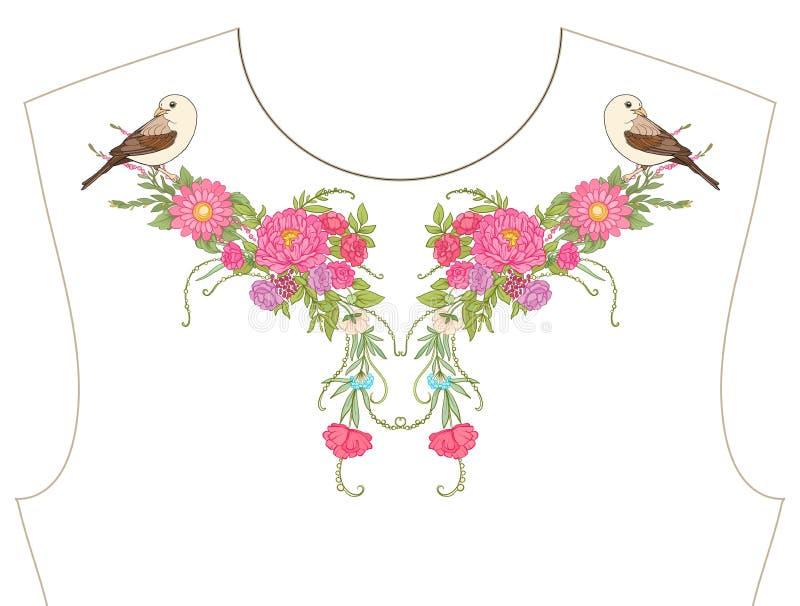 Κεντητική για το neckline, περιλαίμιο για την μπλούζα, μπλούζα, πουκάμισο Patt ελεύθερη απεικόνιση δικαιώματος Κεντητική για το neckline, περιλαίμιο για την μπλούζα, μπλούζα, πουκάμισο Patt ελεύθερη απεικόνιση δικαιώματος