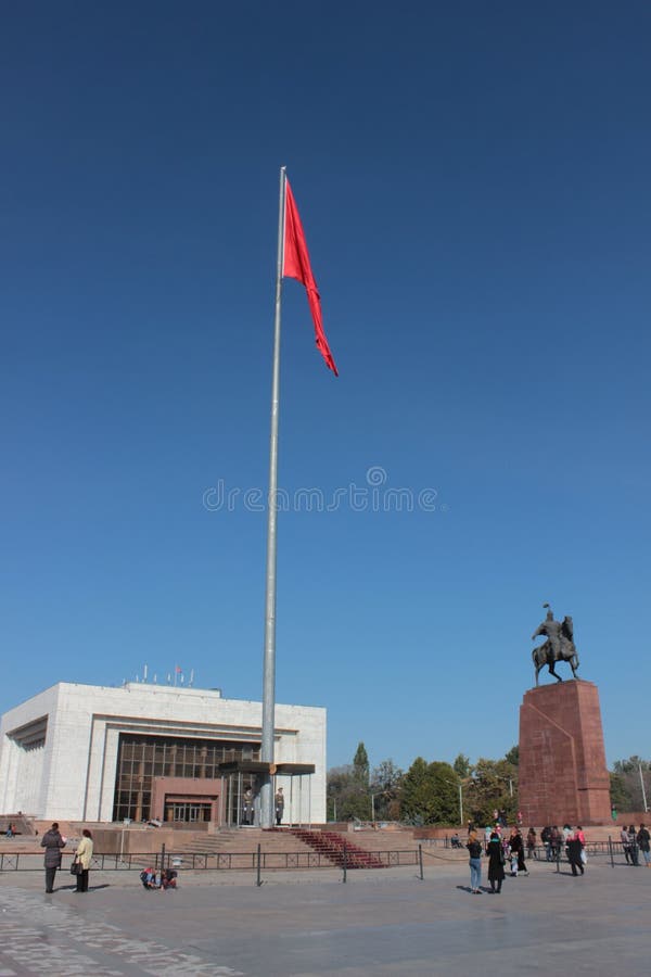 Κεντρικά ορόσημα Bishkek στοκ εικόνες Κεντρικά ορόσημα Bishkek στοκ εικόνες