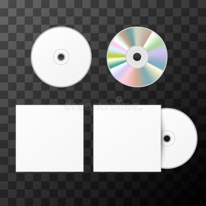 Κενό άσπρο Compact-$l*Disk από δύο πρότυπο προτύπων πλευρών και κάλυψης διανυσματική απεικόνιση Κενό άσπρο Compact-$l*Disk από δύο πρότυπο προτύπων πλευρών και κάλυψης διανυσματική απεικόνιση