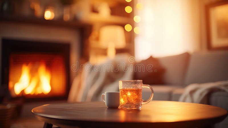 κινούμενο εσωτερικό εικονίδιο του livingroom απεικόνιση αποθεμάτων