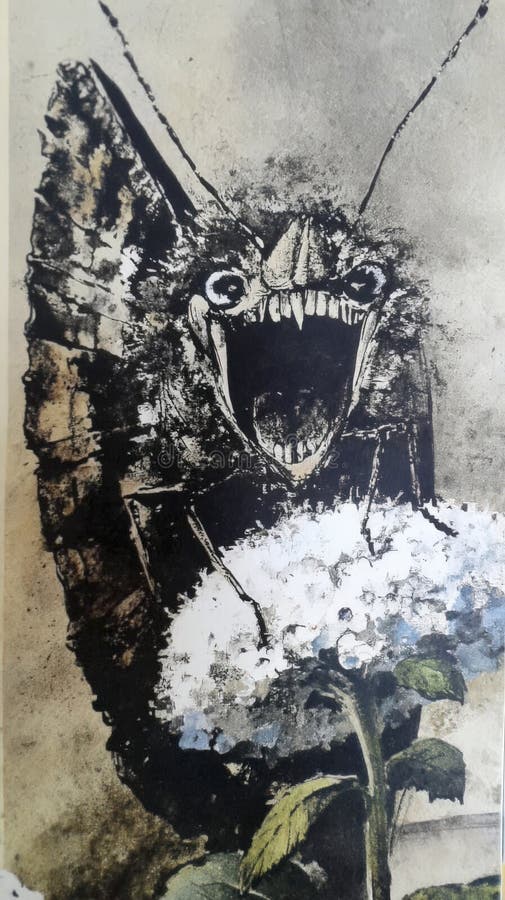 Κλασική πεταλούδα με σχεδίαση Menacing Grin διανυσματική απεικόνιση